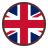 uk union jack flag circular icon